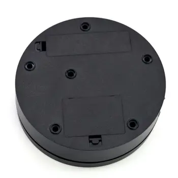 

3 Speeds Electric Rotating Display Stand Mirror Turntable Jewelry Holder Battery