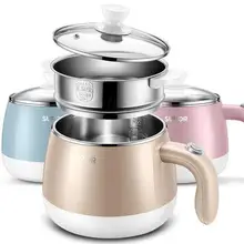 Студенческая маленькая сковородка для общежития с мини-горшочком маленькая Бытовая многофункциональная приготовление лапши артефакт 1 Электрический горшок 2 peop