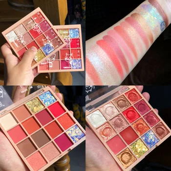 

16 Colors Glitter Eyeshadow Pallete Galaxy Makeup Palette Shimmer Matte Eye shadow Palette Shine Diamond Pigmented Cosmetic