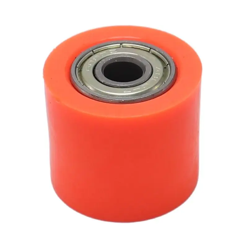 Motorcycle Chain Tensioner Pulley 8mm 10mm Drive Chain Roller Pulley Wheel Slider Tensioner Wheel Guide For Street Bike Enduro Motorcycle Motocross ATV CRF CR XR
