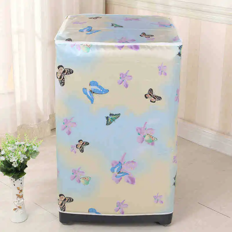 

Top Loading Washing Machine PVC Dust Proof Cover Waterproof Case Washing Machine Protective Dust Jacket 56*60*85cm 1PC