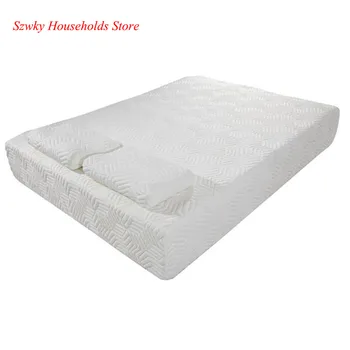 

10" Two Layers Traditional Firm High Softness Cotton Mattress with 2 Pillows(Full Size) White