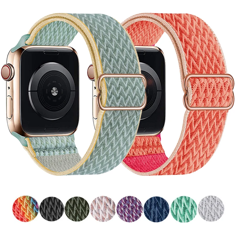 Ремешок нейлоновый для наручных часов Apple Watch 38/42 мм | Электроника