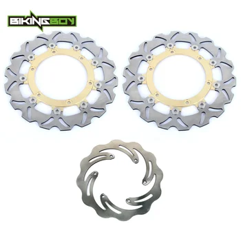 

BIKINGBOY For APRILIA ETV 1000 Capo Nord 2001-2007 ETV 1000 Caponord Rally Raid / ABS 01-05 Front Rear Brake Discs Disks Rotors