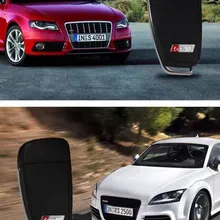 For Audi folding key shell A3 to S3 key shell A6 to S6 key Q3 A6L TT Q7 R8 modified RS key shell back cover