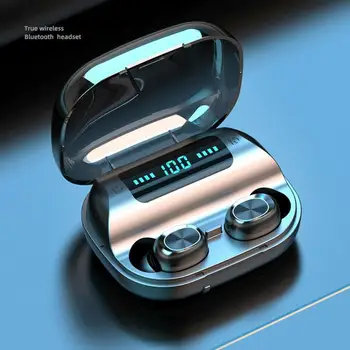 

263 TWS Bluetooth V5.0 Earphones Wireless Headphones With Microphone Sports Waterproof Headsets 1800mAh Charging Box For Android