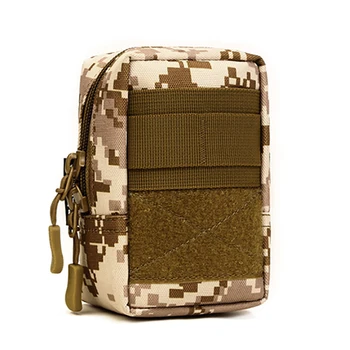 

Phone Pouch Unisex Portable Rectangle Camping Tactical Waist Bag Hunting Nylon Large Capacity Wear Resistant Outdoor Waterproof