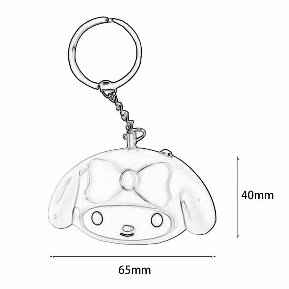 Милый мини брелок для самозащиты, сигнализация, супер громкий персональный сигнал безопасности, анти-Атака, аварийный брелок с сигнализацией для женщин и детей