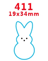 411 30 шт плоское украшение из смолы на Пасху pr13373 - Цвет: 411