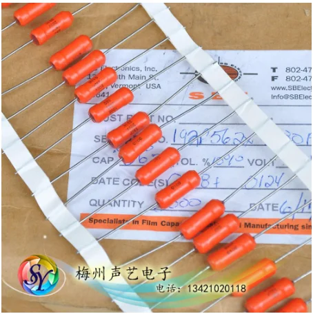 SPRAGUE SBE 192P 200V 0 033 UF 333 осевой безэлектродный конденсатор металлическая пленка 5 шт.