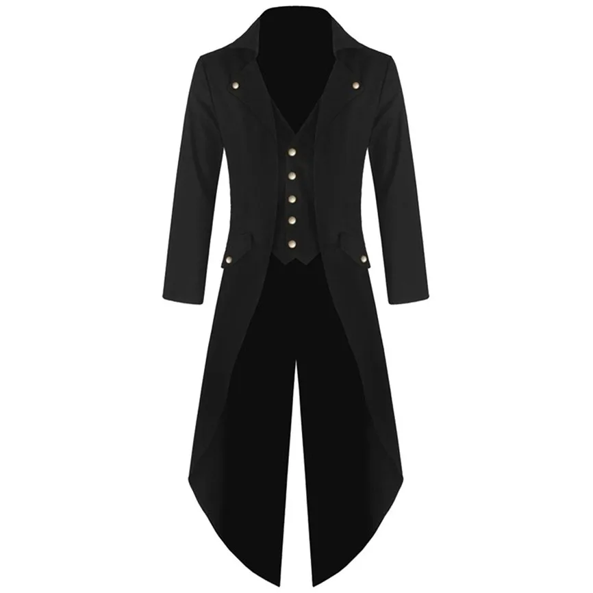 

Woman Jackets Winter Warm 2019 Jackets Fall Women's Coat Tailcoat Jacket Gothic Frock Coat Uniform Costume Praty Outwear