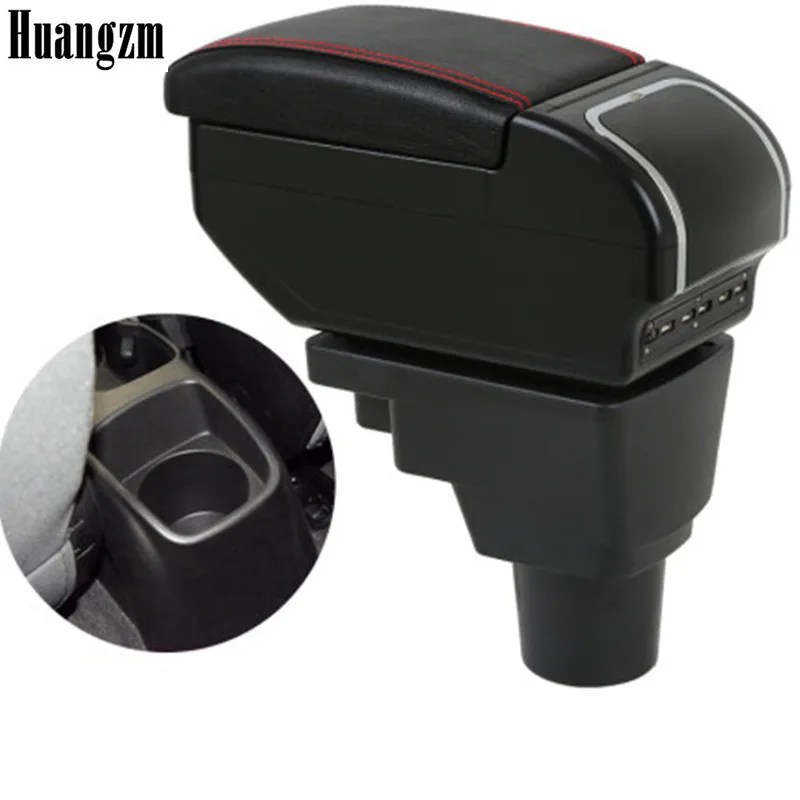 Подлокотник коробка для Chevrolet Sonic/Aveo 2012-2018 центральной консоли хранения 9 USB 2013 2014