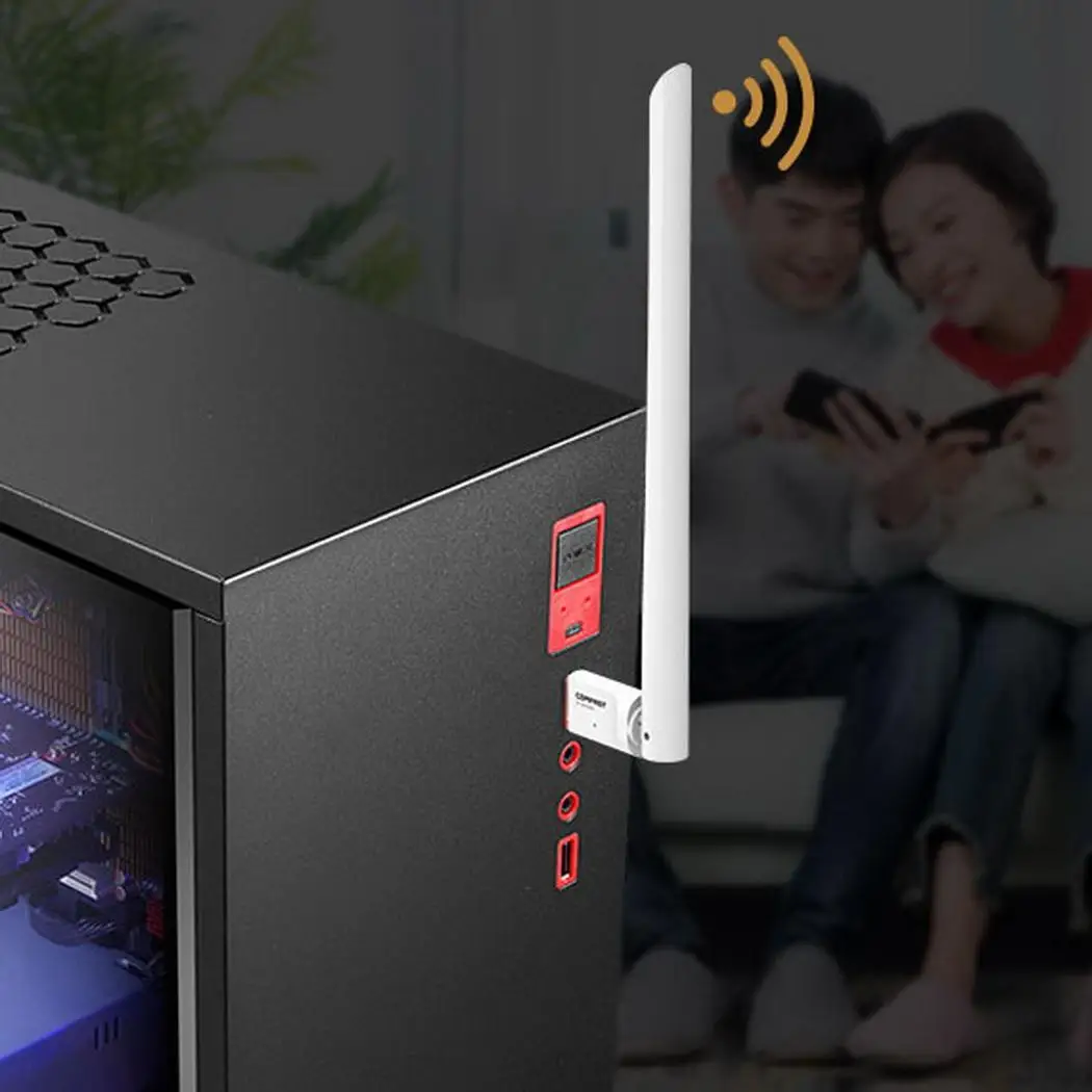 650 Мбит/с WiFi двухдиапазонный адаптер беспроводной USB сетевой WPA-PSK/WPA2-PSK/WPA WPA2/WEP карта для ноутбука/рабочего стола