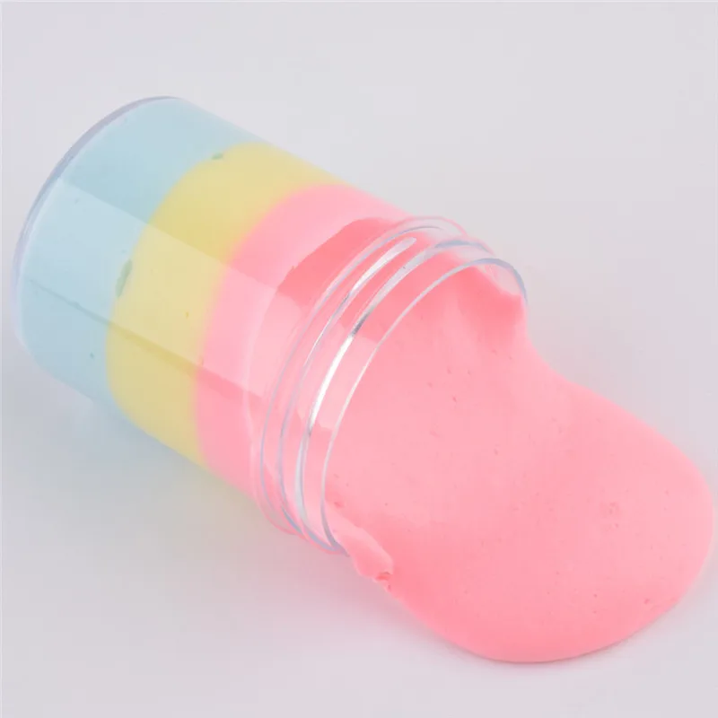 slime additives Fluffy Cloud Slime Scented Therapeutic Putty Cotton Candy Slime Supplies Stress zabawki dla dzieci  #4AA14 (22)