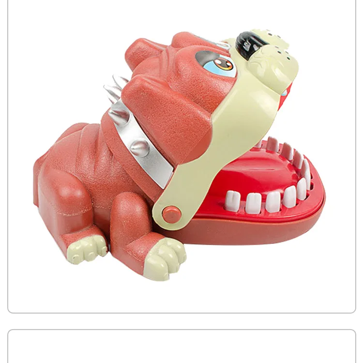 Lucky Dog зубная игра игрушки/Бульдог рот стоматолога укуса пальчиковые игрушки