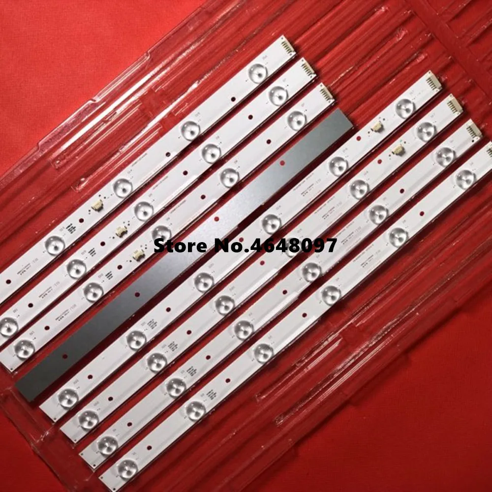 100% новый партиями по 5 комплектов = 40 шт. светодиодный полосы 39D11 ZC14 01 02 03/04 30339011206/07