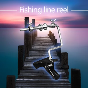 

Portable Fishing Line Winder Reel Line Spooler Spooling Winding System Clip Type Outdoor Portable Easy Fishing Carrying