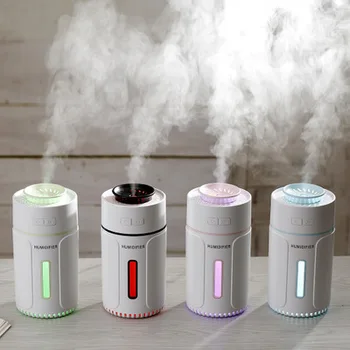 

KBAYBO 300ML Mini USB Ultrasonic Air Humidifier Home Car Mist Maker Aroma Essential Oil Diffuser With Colorful Night Light
