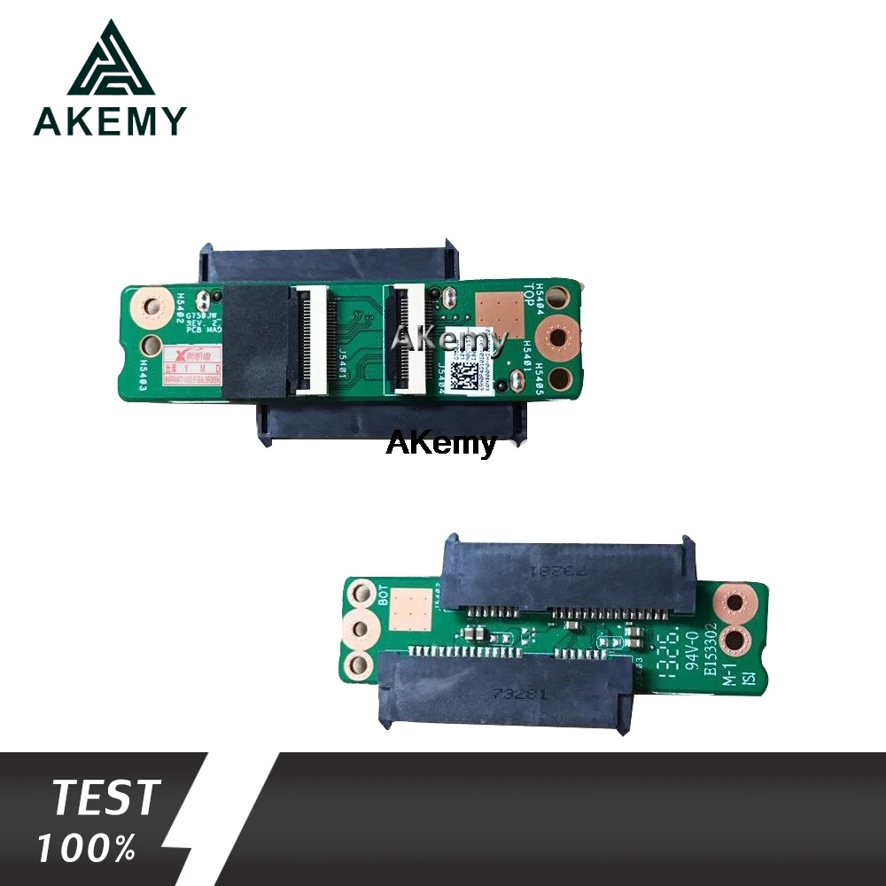 

Akemy G750JH For ASUS G750JH G750 G750J G750JW G750JS G750JZ G750JS Series HDD Hard Drive Connector Board Full Tested