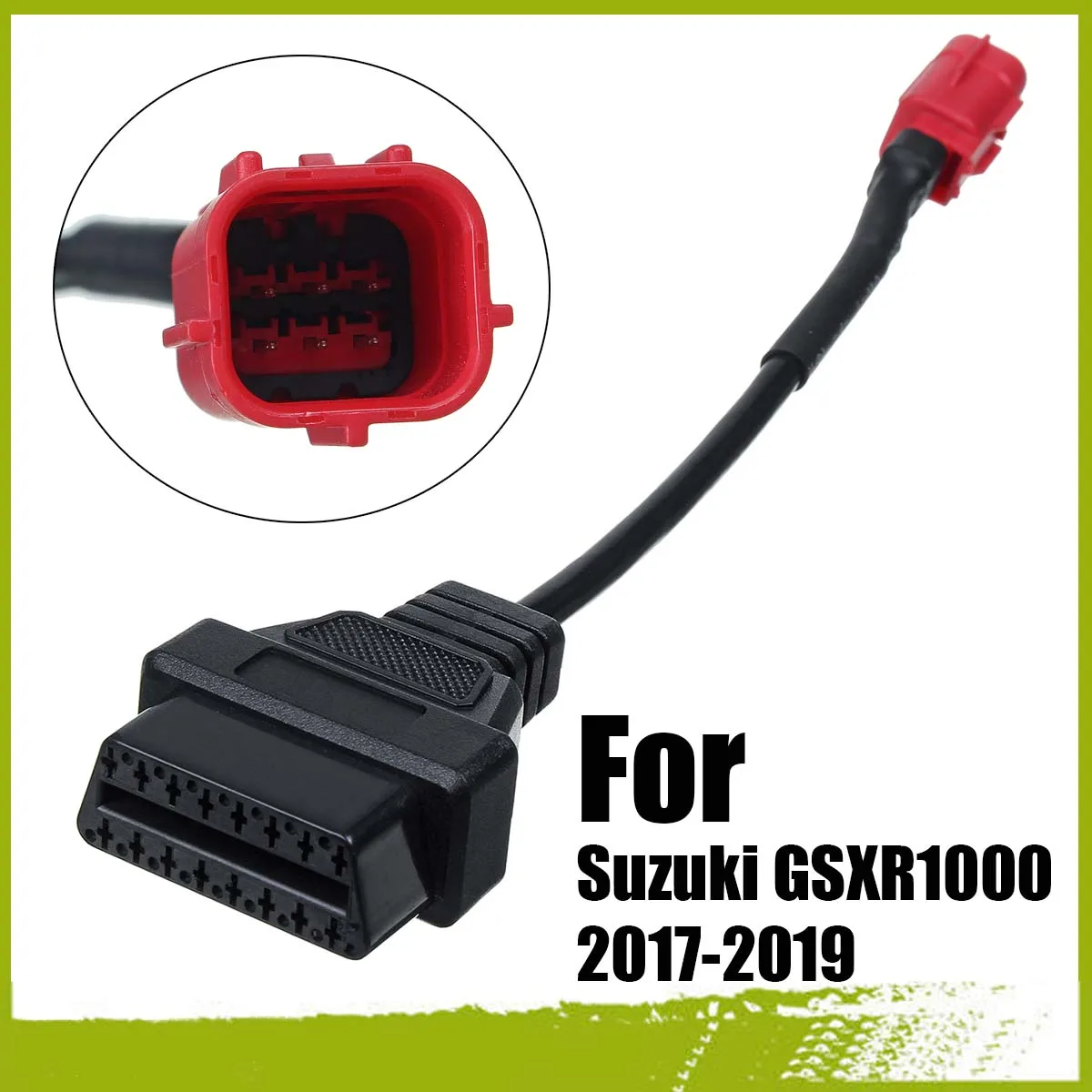 1 шт. OBDII 6 Pin для OBD2 Диагностический адаптер жгута кабеля для Suzuki GSXR1000