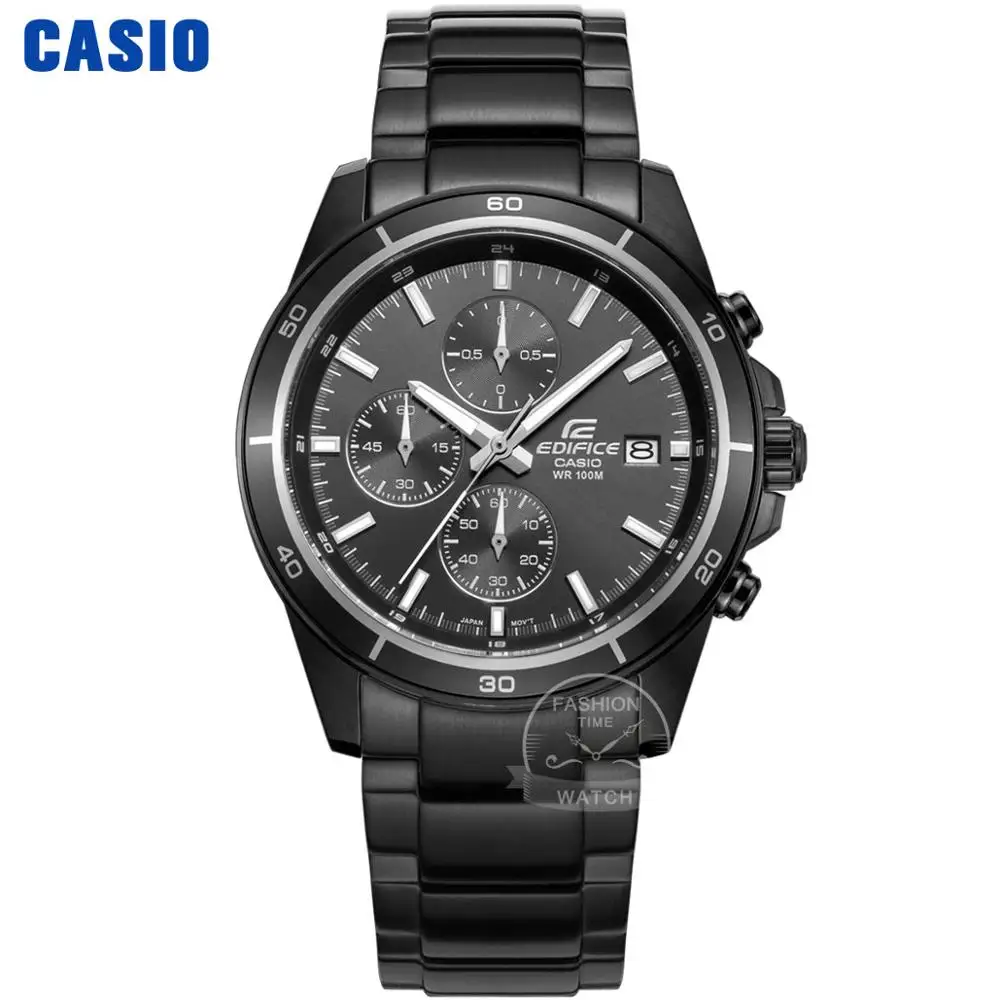 EFR526BK1A1 Часы Casio Edifice часы мужские лучший бренд класса люкс кварцевые часы водонепроницаемые световой хронограф мужские часы F1 гоночный элемент спортивные военные часы relogio masculino reloj hombre erkek kol saati - Цвет: EFR526BK1A1