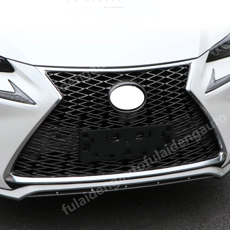 Для Lexus NX200t NX300h 2014 2019 спортивный стиль черная рамка передний бампер сетка решетка