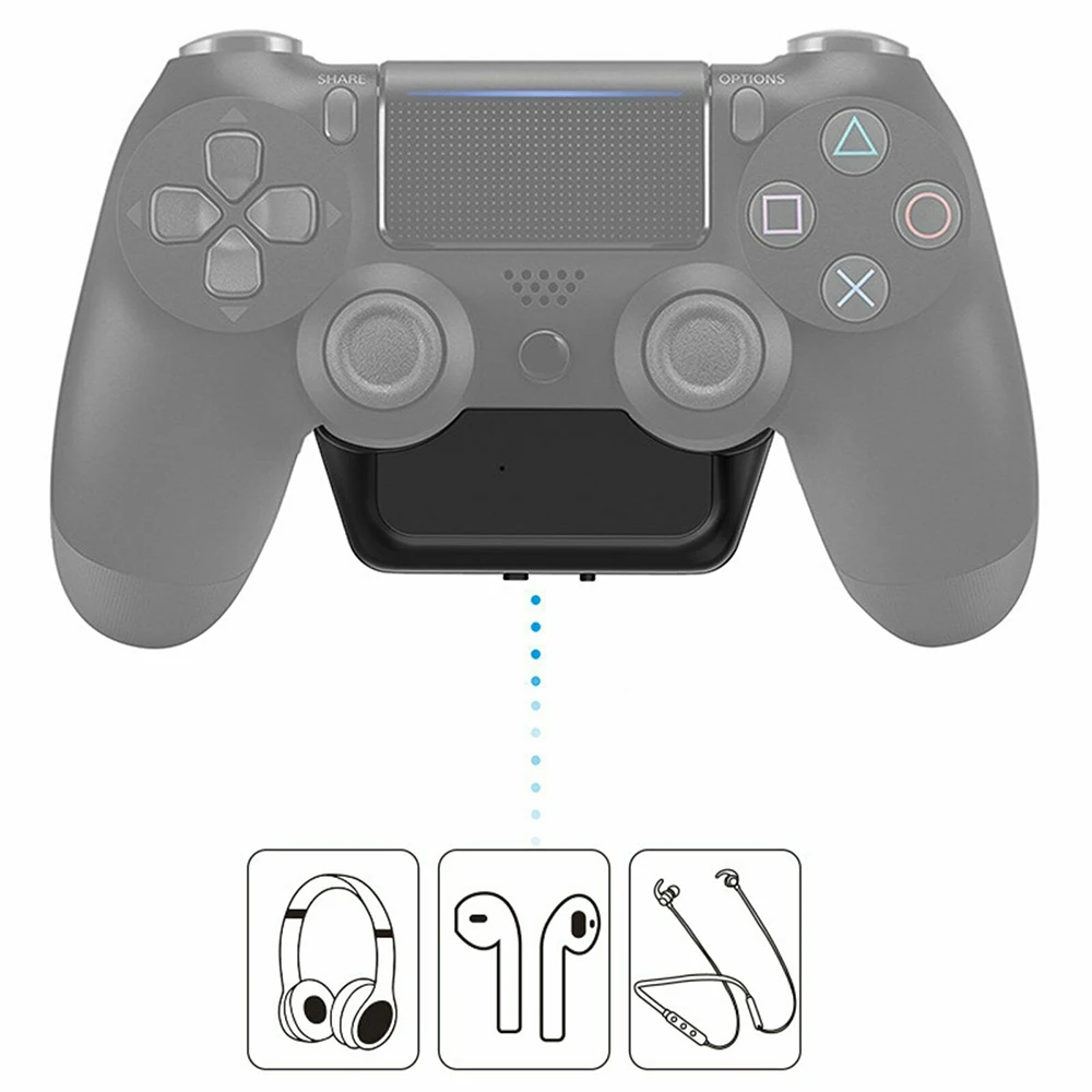 For PS4 Professional Headphone Adapter Bluetooth Earphone Controller