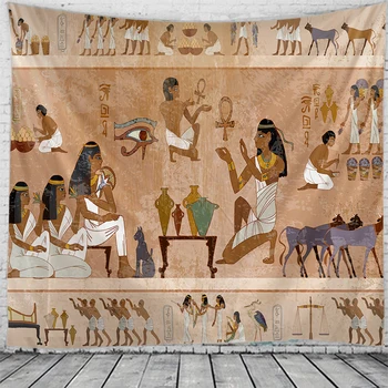 

Ancient Egyptian tapestry Indian Mandala Hippie Macrame Tapestry Wall Hanging Boho decor Psychedelic Witchcraft Tapestry