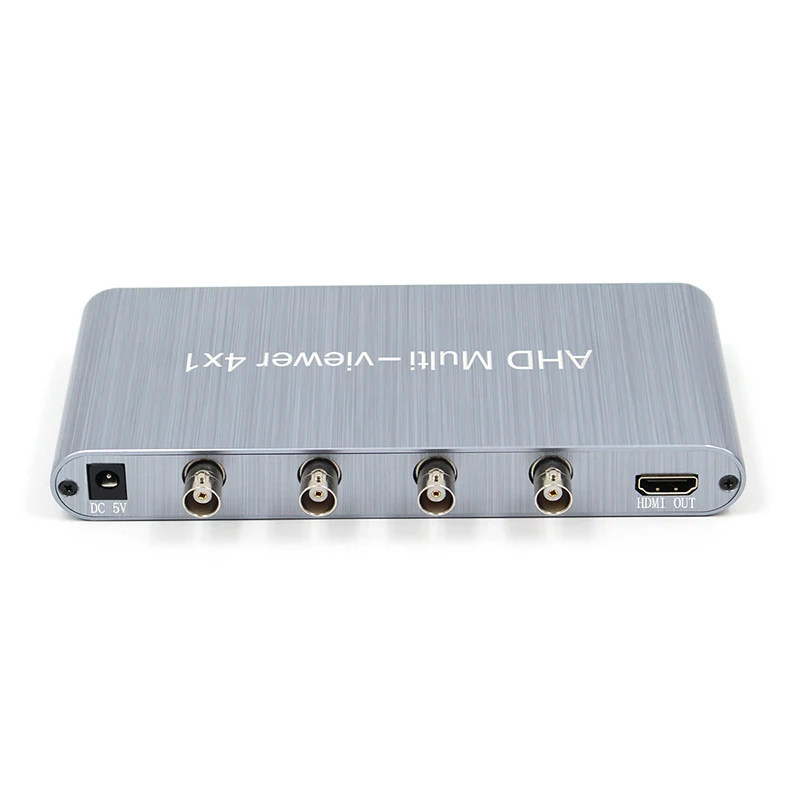 AHD Switcher 4 X 1 Multi-viewer ADH to HDMI Converter 4 AHD Input and 1 HDMI Out for TV DVD