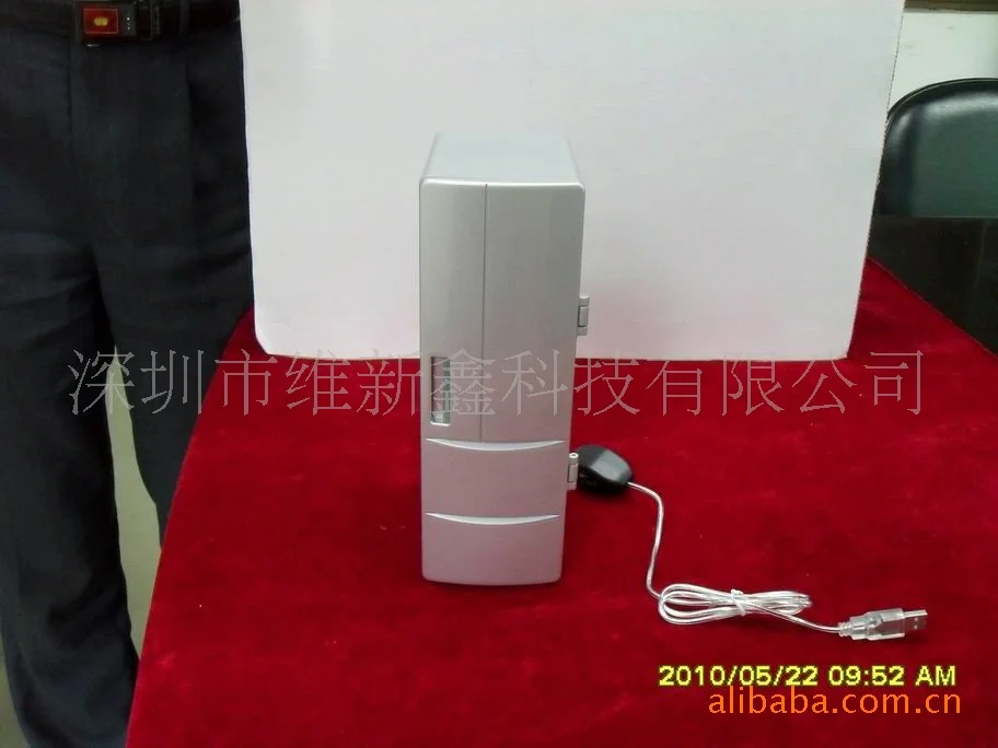 Холодильник автомобильный холодильник Портативный холодильник USB компьютера холодильник, мини холодильник, который работает на холодный лед инкубатор стиль