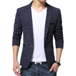 FAKUNTN Arrival Mens BROWON News Blazer Jacket Suit Wedding Prom Party Slim Fit Smart Casual Suit Men Jacket Business Men Suit