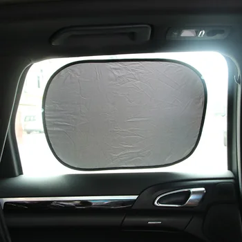 

Replaces Window Sun Shade Parts Silver Tone Car Rear Shield Anti-UV Cover