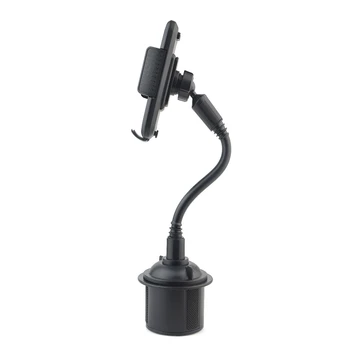 

Universal Car Cup Base Phone Holder Flexible Gooseneck 360-degree Rotatable Bracket for Mobile Phone