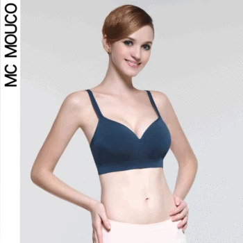 

Bamboo Fabric Material Thin Sexy Comfortable Non-Steel Ring Bra