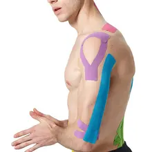 Гибкая спортивная лента кинезиологическая повязка для мышц для ухода при болях облегчение атлетического восстановления спортивный наколенник безопасный тренажерный зал фитнес бинт