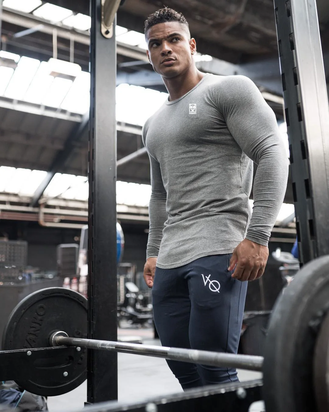 Muscle Kid Brother fitness Brothers осенне-зимняя мужская новая стильная модная мужская спортивная одежда с длинным рукавом для бега