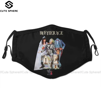

Beetlejuice Mouth Face Mask Beetlejuice Facial Mask Funny Fashion with 2 Filters for Adult