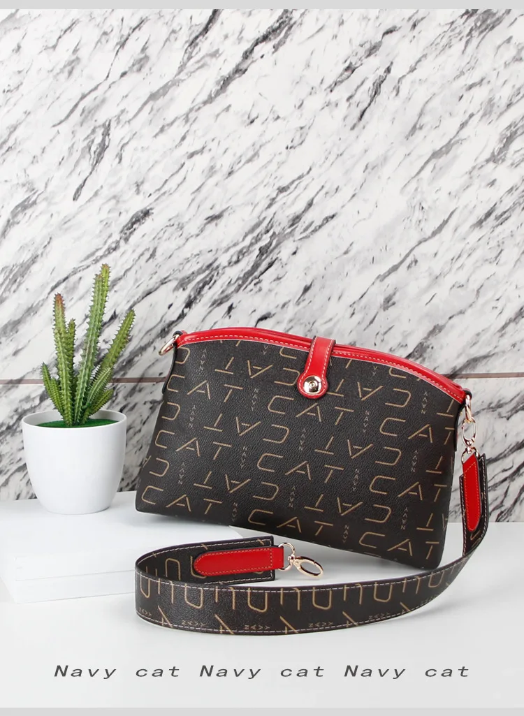 Navy cat Womens Cause Messenger Bag Small Square Black Chain Shoulder Bag Fashion Bags Luxury Handbag18