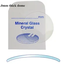 Высокое качество! Часы Кристалл куполообразные и круглые минеральное стекло кристалл толщиной 1 мм