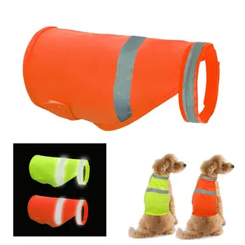 

Dog Safety Vest Reflective Small Large Pet Puppy Coat Clothes for Hunting High Visibility Safety Reflective Vest Jacket Coat