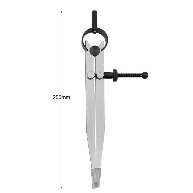 Brújula De Cuero De Acero Al Carbono 100 Mm - Para Marcado, Medición Y Trabajos En Cuero
