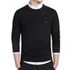 New Spring Autumn Casual Polos Jersey Men Solid Pullovers Long Sleeve 100%Cotton Harmont O-Neck Blaine Plus Size Sweaters 6