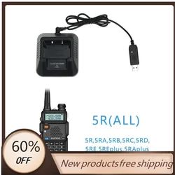 Baofeng Original USB Charger Adapter Desktop UV-5R Series Walkie Talkie Station Two Way Radio BF UV5R Li-Ion Battery Charger