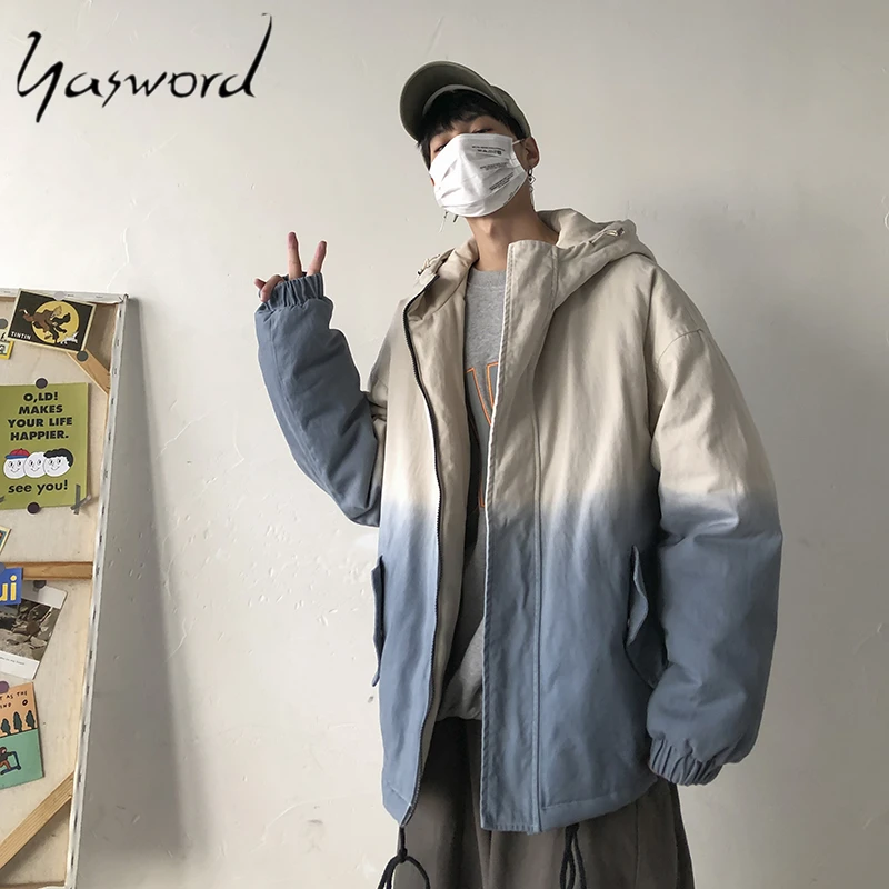 Yasword, Мужская парка, плотное пальто, зимние куртки, теплые зимние повседневные пальто, ветронепроницаемые, с капюшоном, с мехом, мужская верхняя одежда, с хлопковой подкладкой, пальто