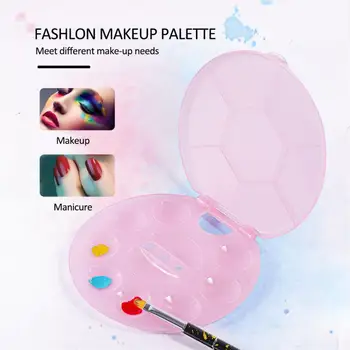 

Nail Art Color Palette Acrylic Gel Polish Holder Drawing Color Paint Dish Glue DIY Display Palette Manicure nail art Tools TSLM1