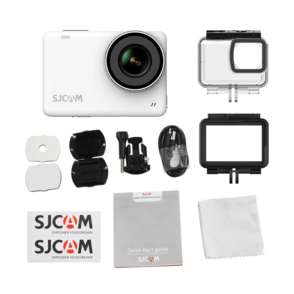 the best action camera SJCAM SJ10X Action Camera SJ10 X 4K 24FPS 10M Body Waterproof WiFi 2.33 Touch Screen Gyro Stabilization 7-Layer Lens DV for Vlog action camera with longest battery life