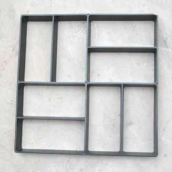 

Garden Paving Stone Molds Diy Patio Walk Maker Stepping Stone Concrete Paver Mold Reusable Path Maker Mold