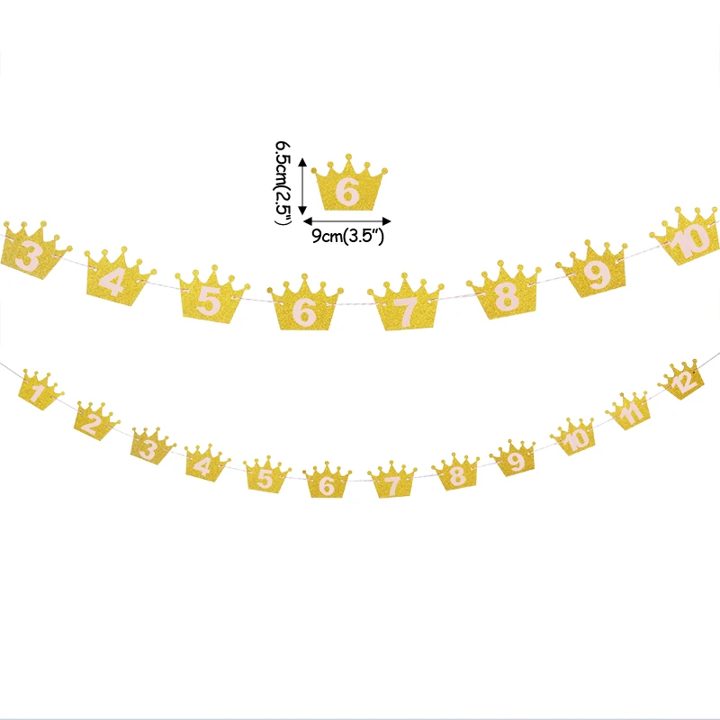 Photo banner 2 WEIGAO блестящие украшения для первого дня рождения, золотые, 40 дюймов, воздушные шары с цифрами, 1 год, для маленьких мальчиков, 1 год, вечерние принадлежности - Цвет: Photo banner 2