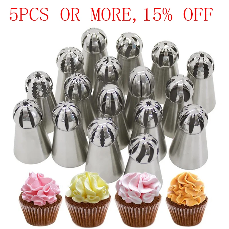 1PCS 118# Cream Baking Pastry Tool Pastry Tools Bakeware Confectionery Bags  Nozzles Confectionery Cake Shop Home Kitchen Dining