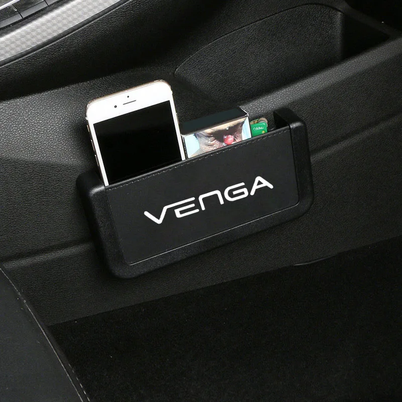 Автомобильный ящик для хранения для KIA VENGA из искусственной кожи, автомобильный держатель для телефона, автомобильный органайзер, чехол, коробка для автомобиля, аксессуары для интерьера